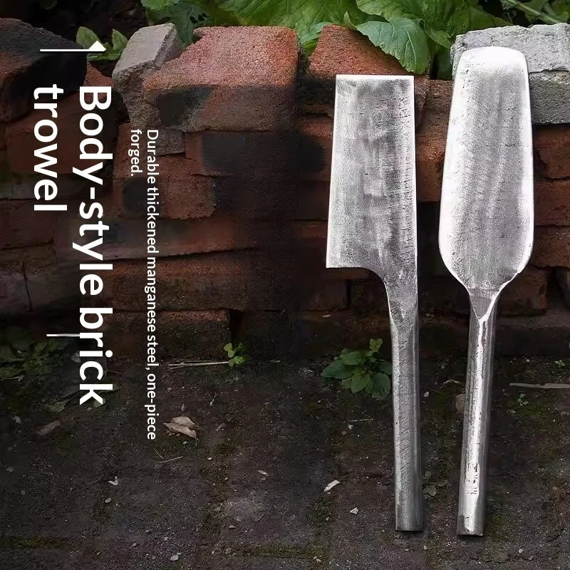 Stainless Steel Bricklaying Trowel Wall Laying Tool Masonry Carpenter Large Shovel Bricklaying Knife