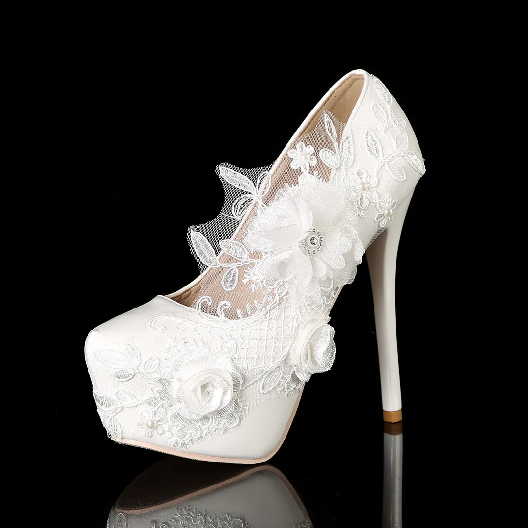 14cm moda impermeable terraza tacones altos Casual boca baja hebilla cabeza redonda banquete Zapatos De novia cuñas Zapatos De Mujer