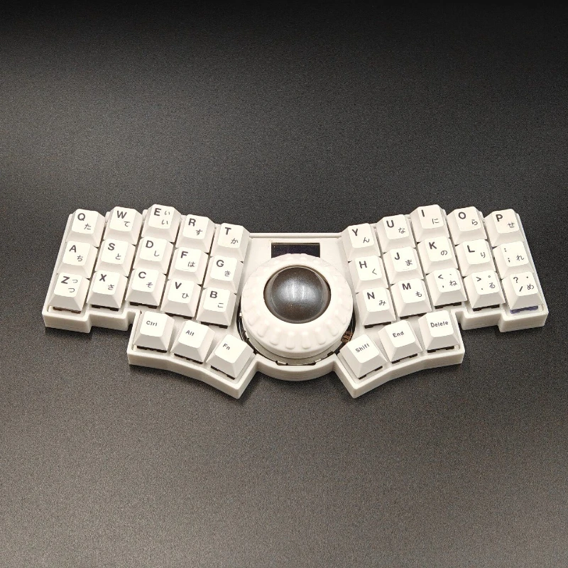 C35 Ball Track Ball Wired Keyboard Kit/Keyboard OLED Screen RGB Hot-swapping Vial Remap Qmk Customized Keyboard Kit