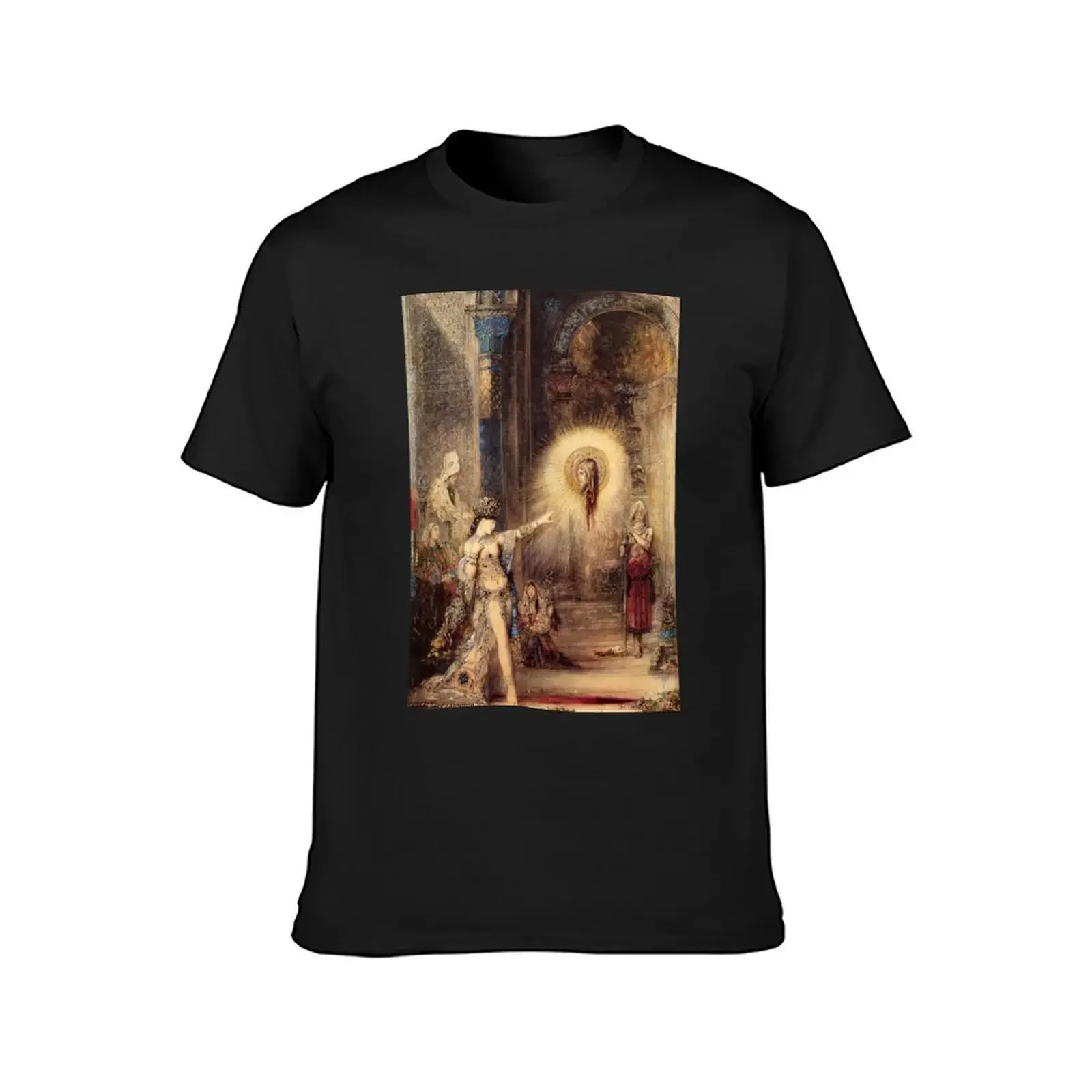 Salome and the Apparition of the Baptist's Head - Gustave Moreau T-Shirt man clothes plus sizes t shirt for men