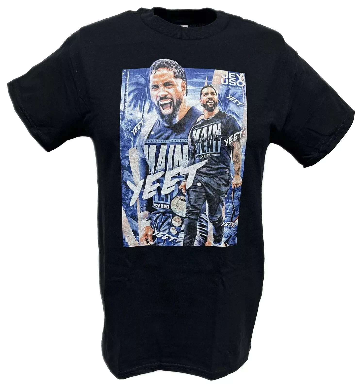 

New Summer Men Wrestler Jey Uso Yeet Printed T-shirt Casual Street Sports Top Oversized Edition Aesthetic Unisex Tee Clothing