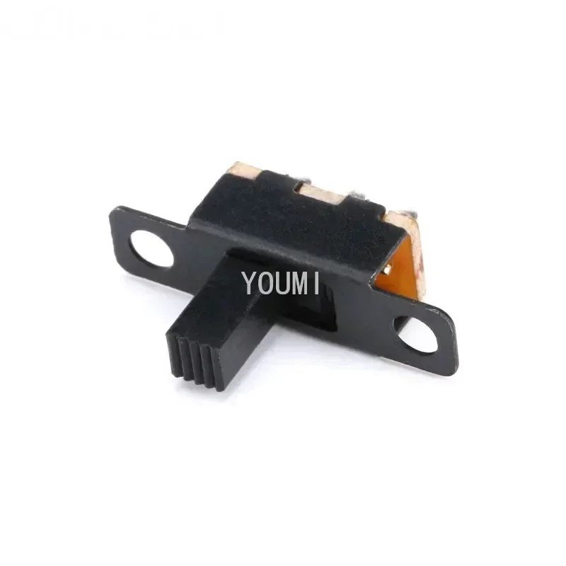 10/20pcs 50V 0.5 A SS12F15 Mini Size Black SPDT Slide Switch for DIY Power Electronic Projects G6 1P2T Toggle Switch Handle 4mm