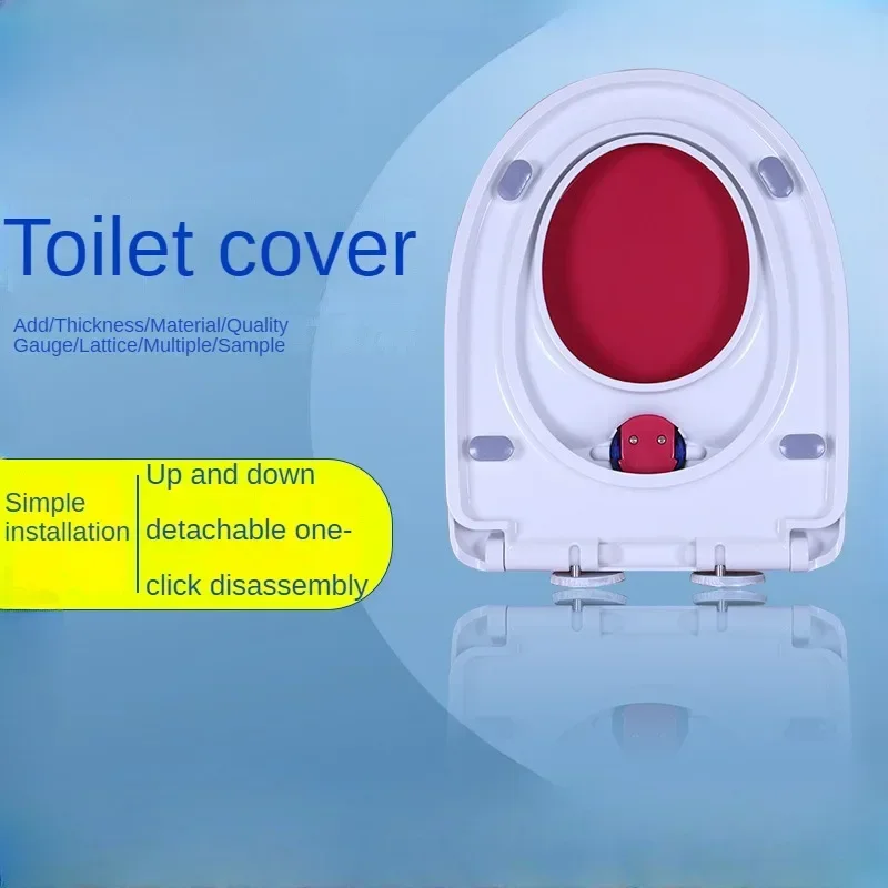 Double Layer Toilet Seat with Built in Potty Training Seat Cover Slow Close Fits Both Adult and Child U Type