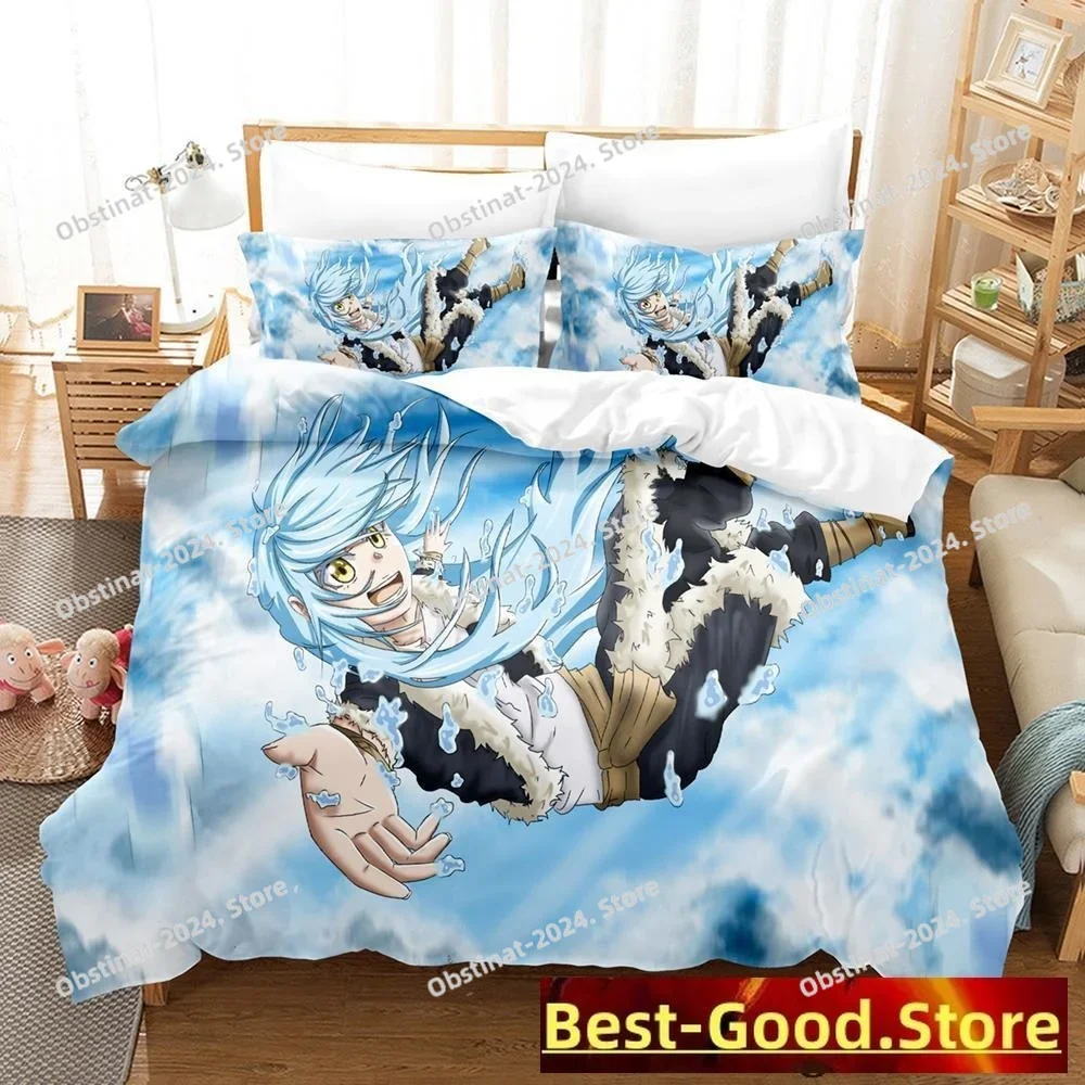 time i got reincarnated as a slime Bedding Set Duvet Cover Full Queen King Size Pillowcase Bed Print Bed Set Aldult Kid Bedroom