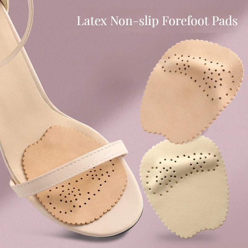 

Women High Heel Forefoot Pad Sandal Arch Support Breathable Cushion Patch Cowhide leather Half Insole Pain Relief Insert Sticker