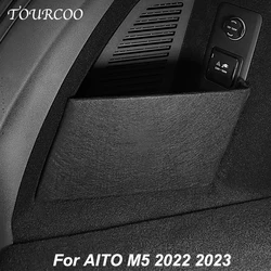 For AITO M5 2022-2024 Rear Spare Compartment Partition Rear Trunk Storage Box Accessories