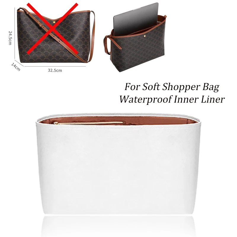 Inner Storage Liner Nylon Dupont Paper For Soft Shopper Bag Anti-slide Pad Bag Organizer Insert Light Weight Scratch-resistant