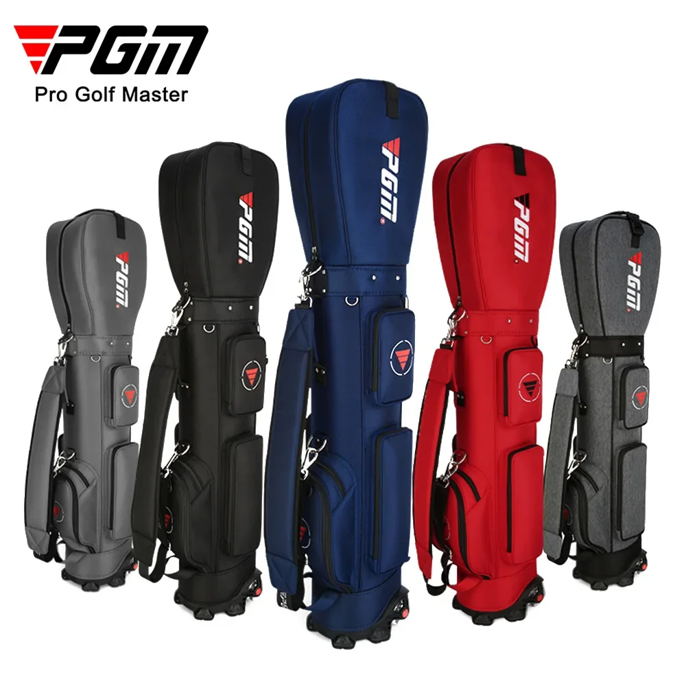 PGM-Airline Check Golf Bag, Wheeled Club Bag, Golf Bag para homens e mulheres