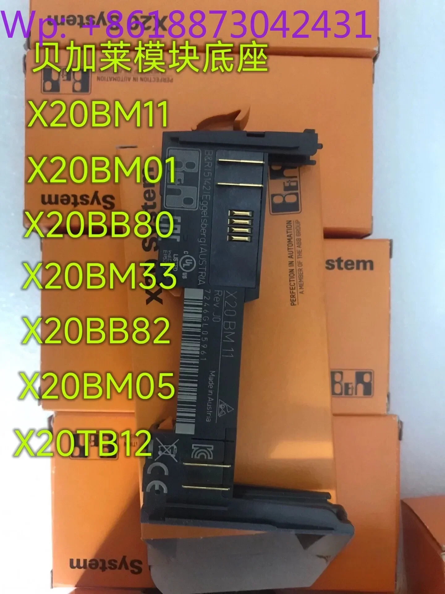 1PCS, B&R Module Base X20BM11 X20BM01 X20BB20 X20BM33 X20TB12 Inquiry