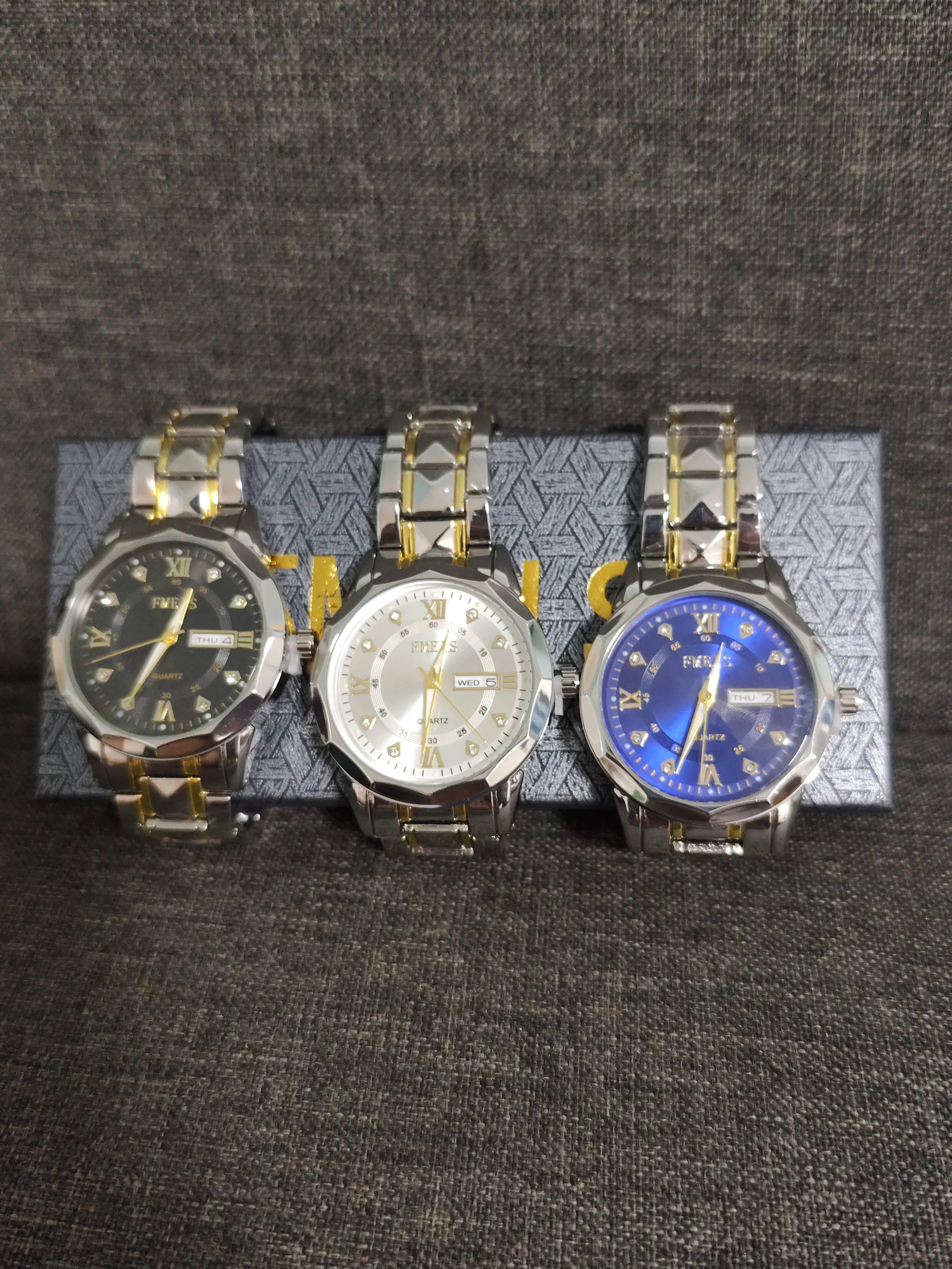 

Часы FMEIS Armored Forces 1963, роскошные водонепроницаемые серебристые кварцевые часы из нержавеющей стали, часы Collect Essential