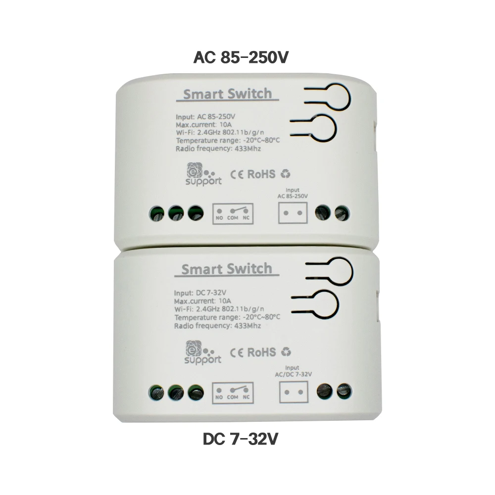Ewelink APP WIFI Smart Temperature Control Switch 1CH Relay Module Waterproof Temperature Sensor Work With Alexa Google Home
