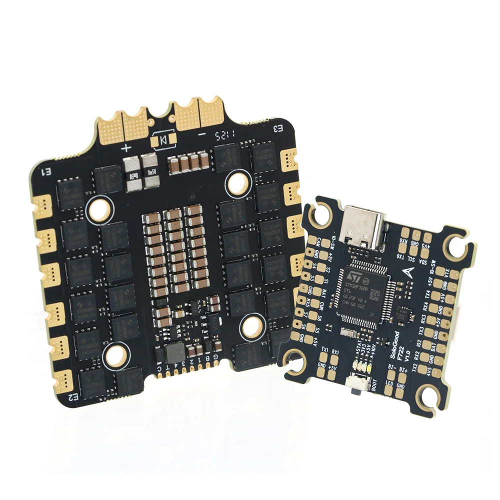 Sologood 6S F722 80A Stack / 8S F722 80A Stack / 6S F405 80A Stack F722/F405 Flight Controller & BLHELI_S 80A 4in1 ESC