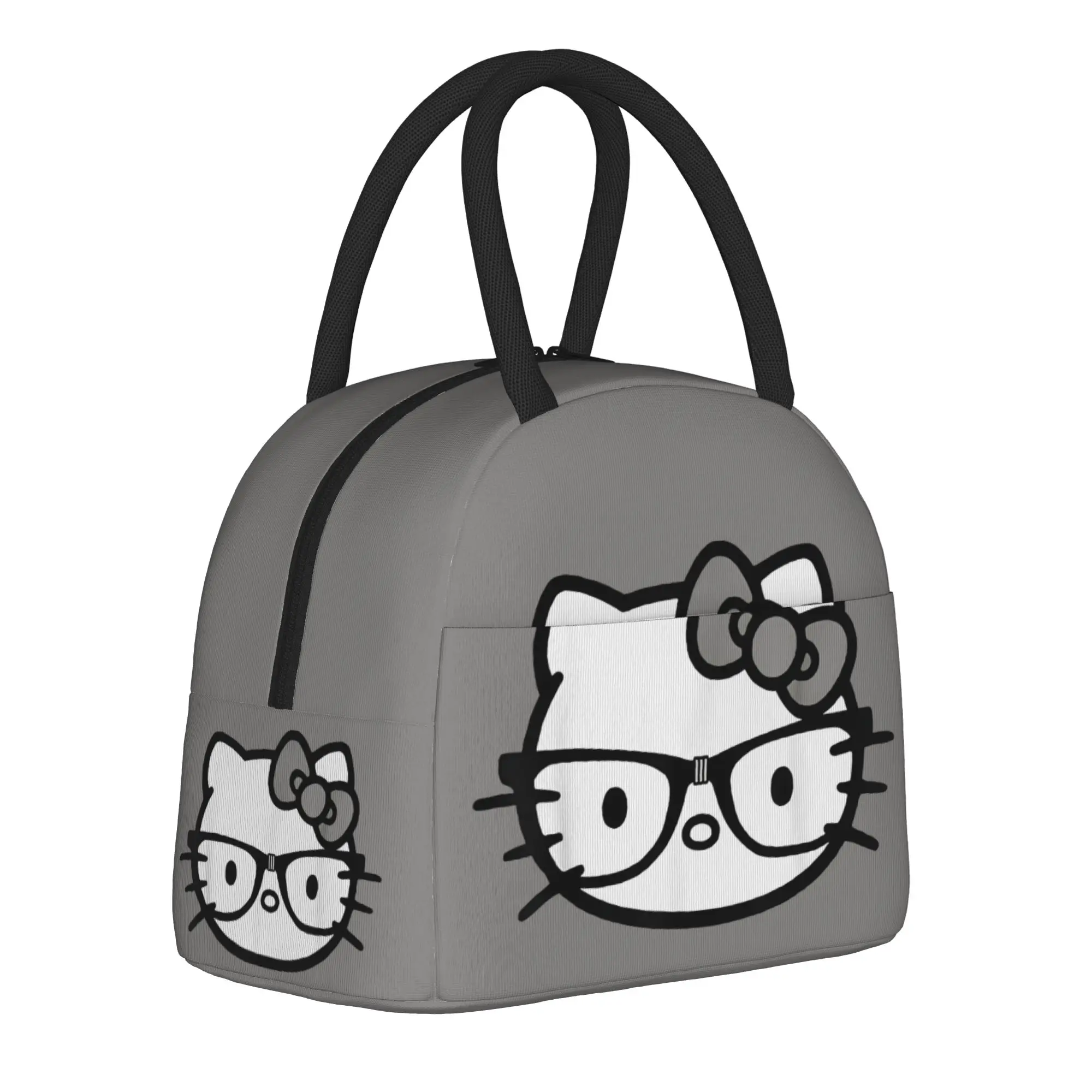 

Insulated Lunch Tote Bag hellos kittys Merch Lunch Food Box INS Trendy Cooler Thermal Bento Box For School