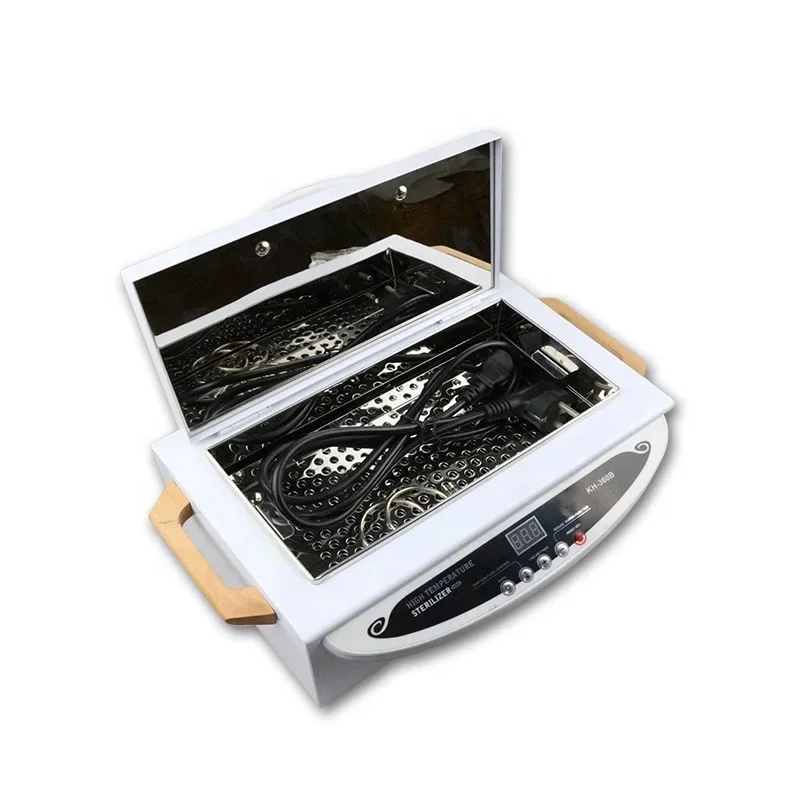 300W  High Temperature Manicure Nail Salon Hair Tool Dry Heat Sterilizers Cabinet Autoclave Cleaner Machine with LCD and Timer
