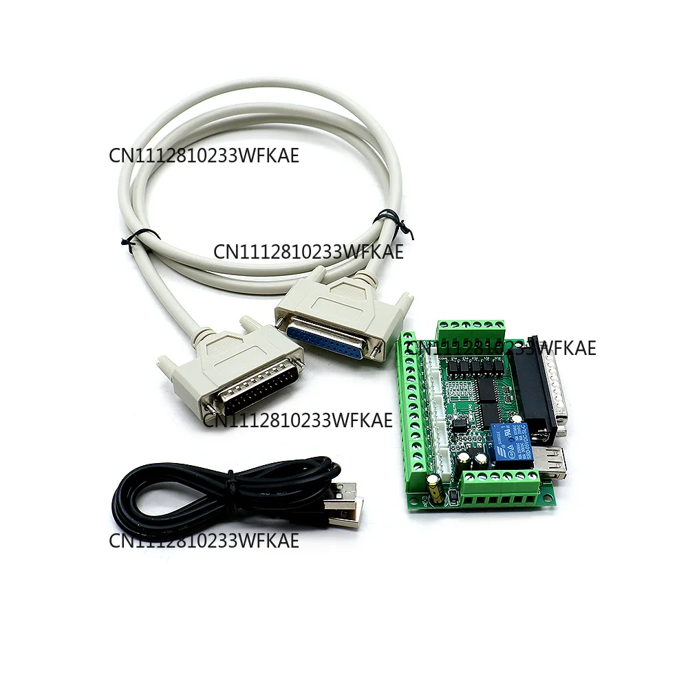 HLTNC CNC Controller MACH3 System 4 Axis USB / 5 Axis DB25 LPT Motion Card 100Khz Driver Board for Lathe Milling Machine Router