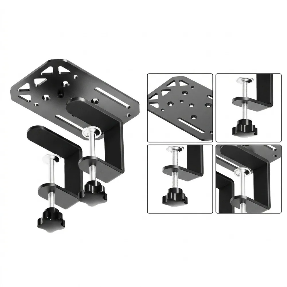 1pc Black Carbon Steel Desk Clamp Handbrake Mount For PXN ZD1 For Shifter Sim Racing Wheel Game Accessories