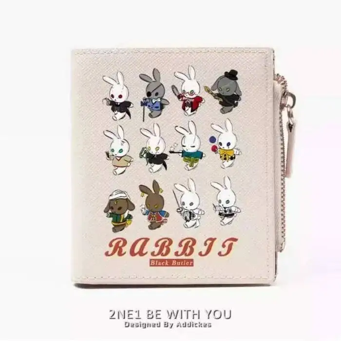 

Аниме Черный дворецкий кролик модный кошелек из искусственной кожи кошелек для карт монета на молнии сумка для денег косплей подарок B1762 хит