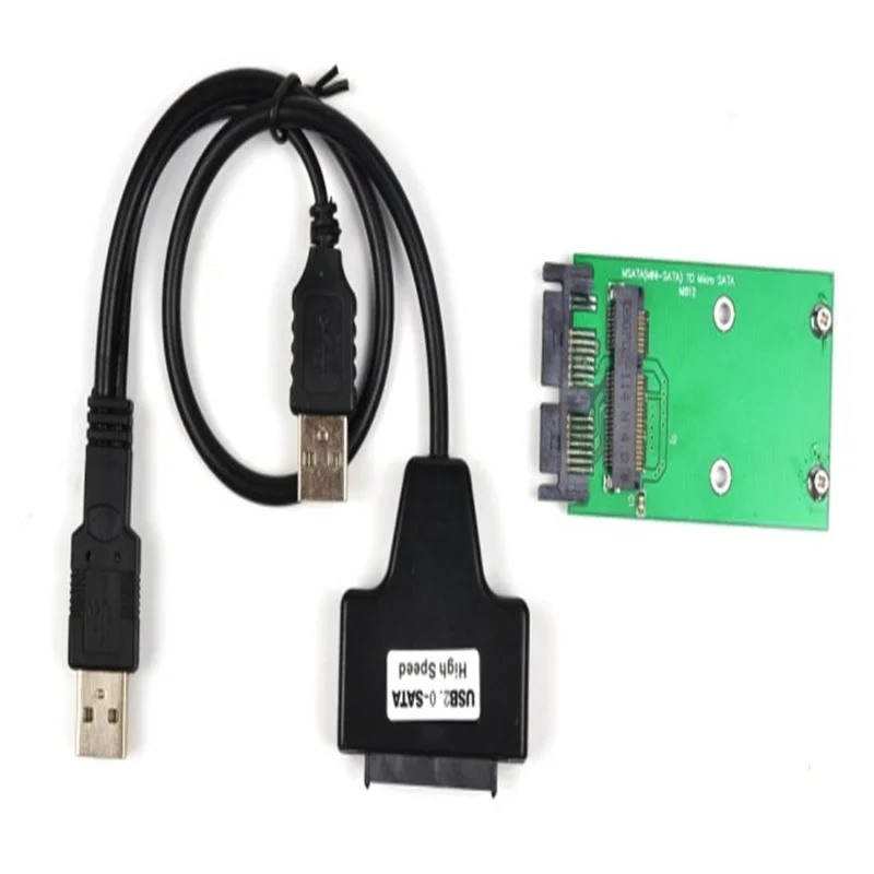 

Mini PCIe mSATA 3x5 SSD на карту адаптера micro SATA 1,8 дюйма + кабель USB micro SATA 7 + 9PIN 13PIN USB на SSD USB на MINI PCIE