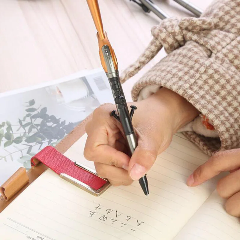 قناص بندقية هلام القلم الإبداعية بقاء لعبة بندقية لعبة هلام القلم 0.38 مللي متر الحبر الأسود للمدرسة الكتابة الاطفال الجدة القرطاسية هدية