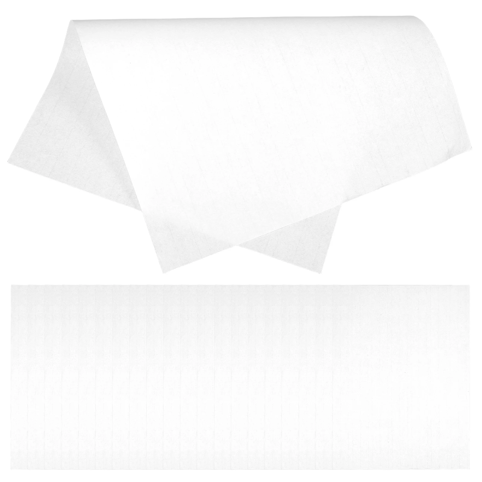 50 Sheets Rice Plastic Table Placing Office Calligraphy Writing Pad Elegant Stationery Paper