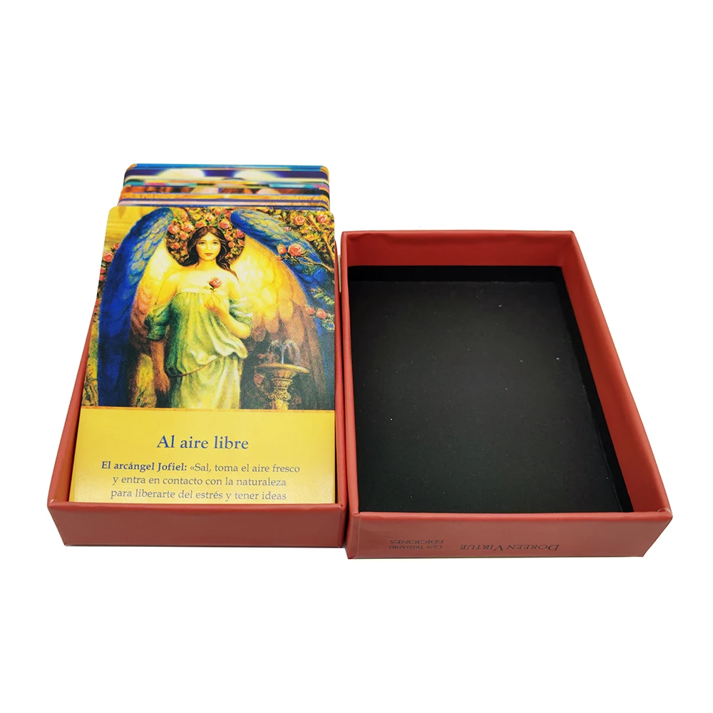 Divinatory Cards Of The Archangels - Set of 45 cards and Spanish Guide  .doreen virtue. Tarot Oracle Card Board Deck Games