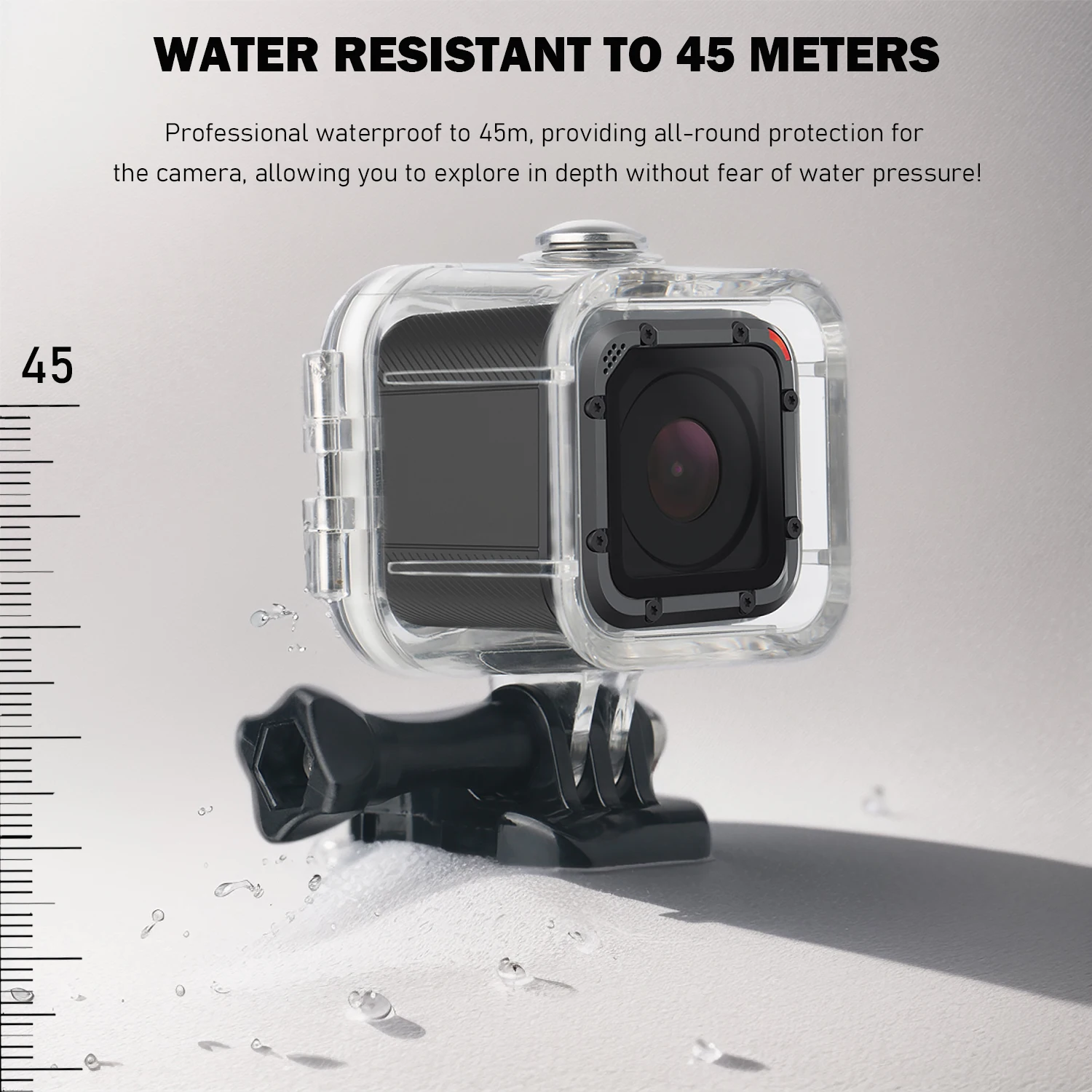 Waterproof Housing Case for Gopro Hero 5 4 Session Underwater 45M Protection Box for GoPro Hero5 Session Accessories