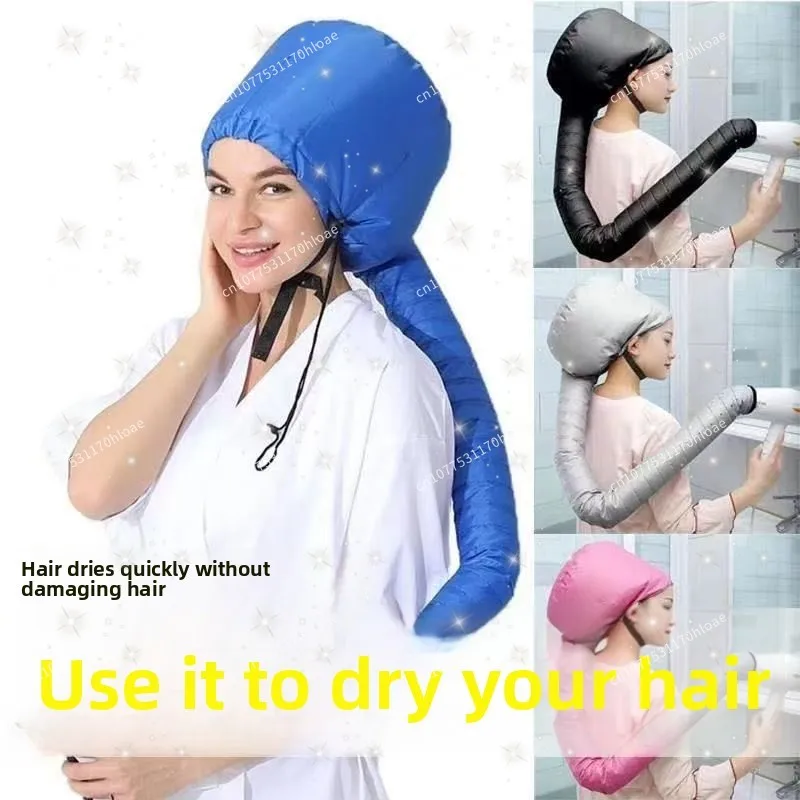 Hair drying artifact, automatic drying, hair drying cap, professional quick drying hair blowing headgear