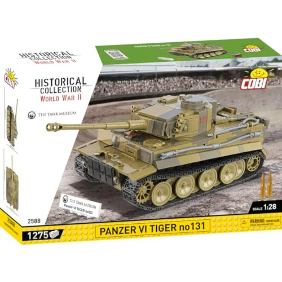 Colección histórica Panzer VI Tiger 131 de la Segunda Guerra Mundial para museos educativos y exposiciones de historia militar Modelo de tanque auténtico con