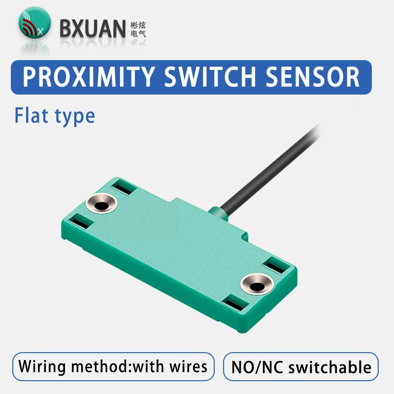 CBN5-F46-E0 NPN or PNP 10-30VDC 2-10mm Detection DistanceFlat Housing Capacitive Proximity Switch Sensor