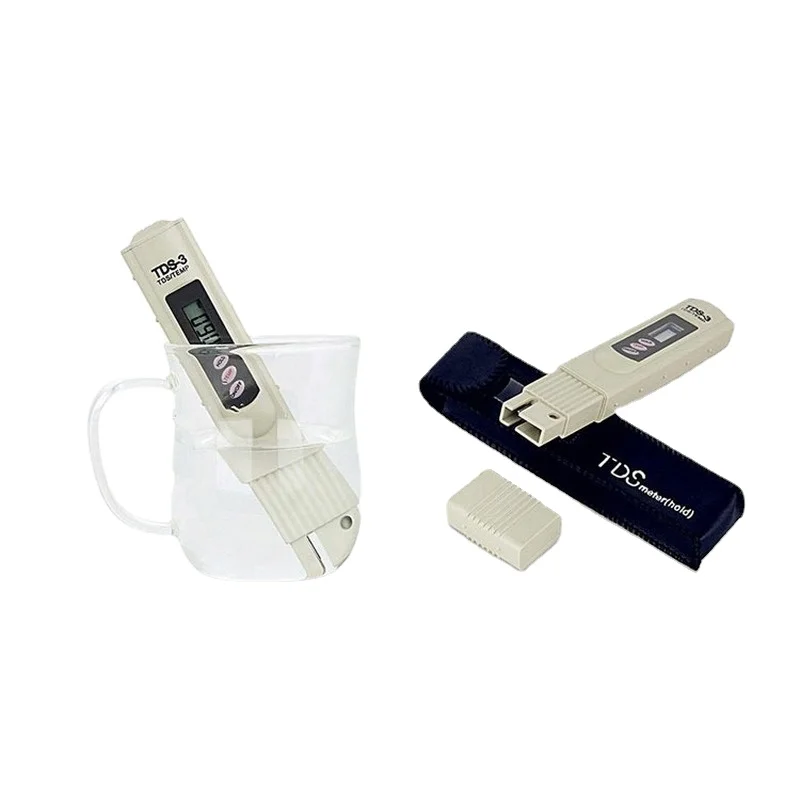 Temperatura Água Dureza Tester, Pen Type, Digital TDS Meter, Hold, TDS-3 PPM