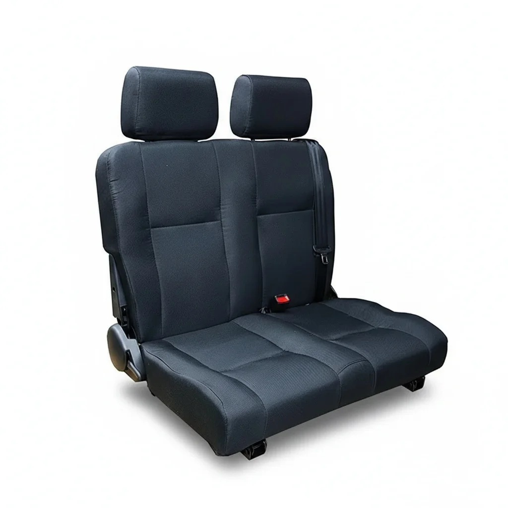 

Folding Van Seats 2 Seater Flip Forward Space Saving Seat for Camper Van RV Motorhome Custom Color Optional