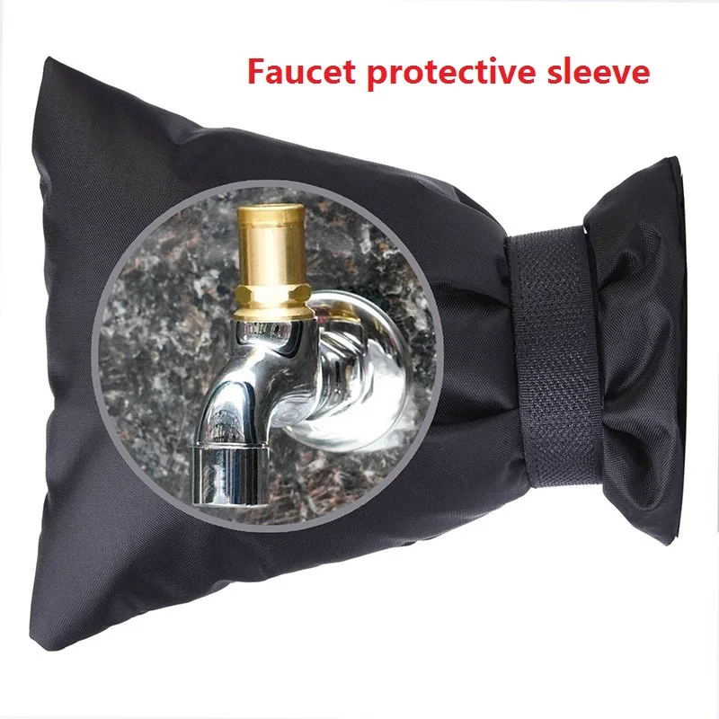 Winter Waterproof Outdoor Faucet Cover Outside Garden Faucet Freeze Protection Sock Reusable Tap Protector Faucet Accessories