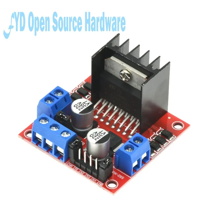 L298N Driver Board Module L298N Stepper Motor Smart Car Robot Breadboard  High Power L298 DC Motor Driver