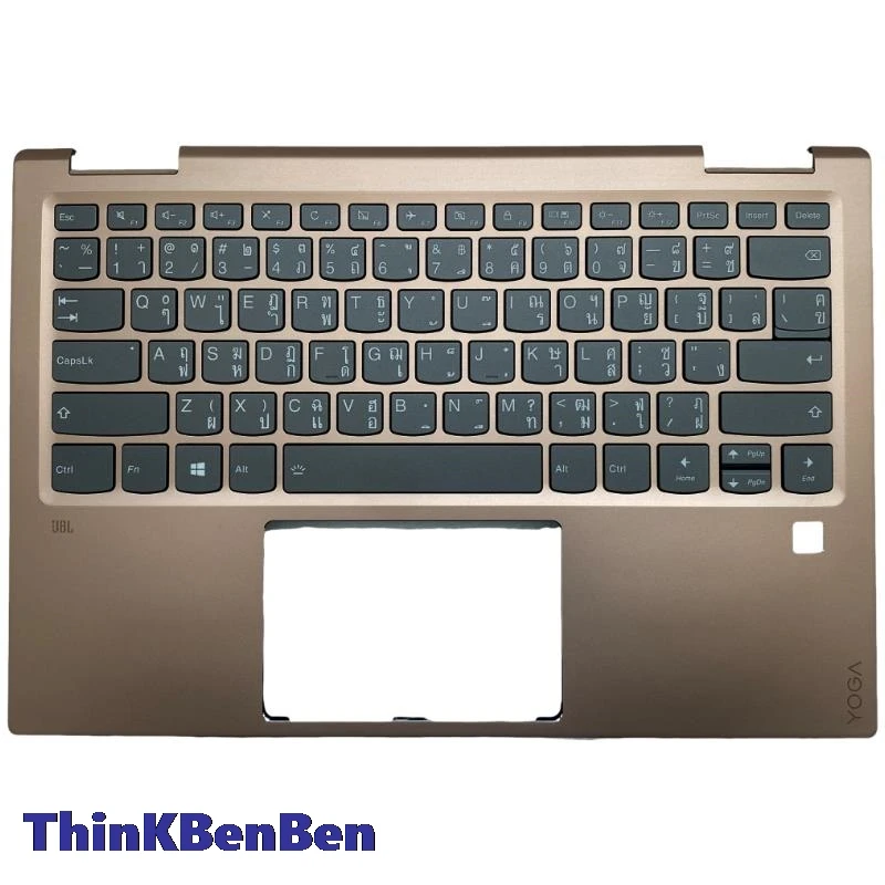 TH Thai Copper Keyboard Upper Case Palmrest Shell Cover For Lenovo Ideapad Yoga 720 13 13IKB 5CB0N67816