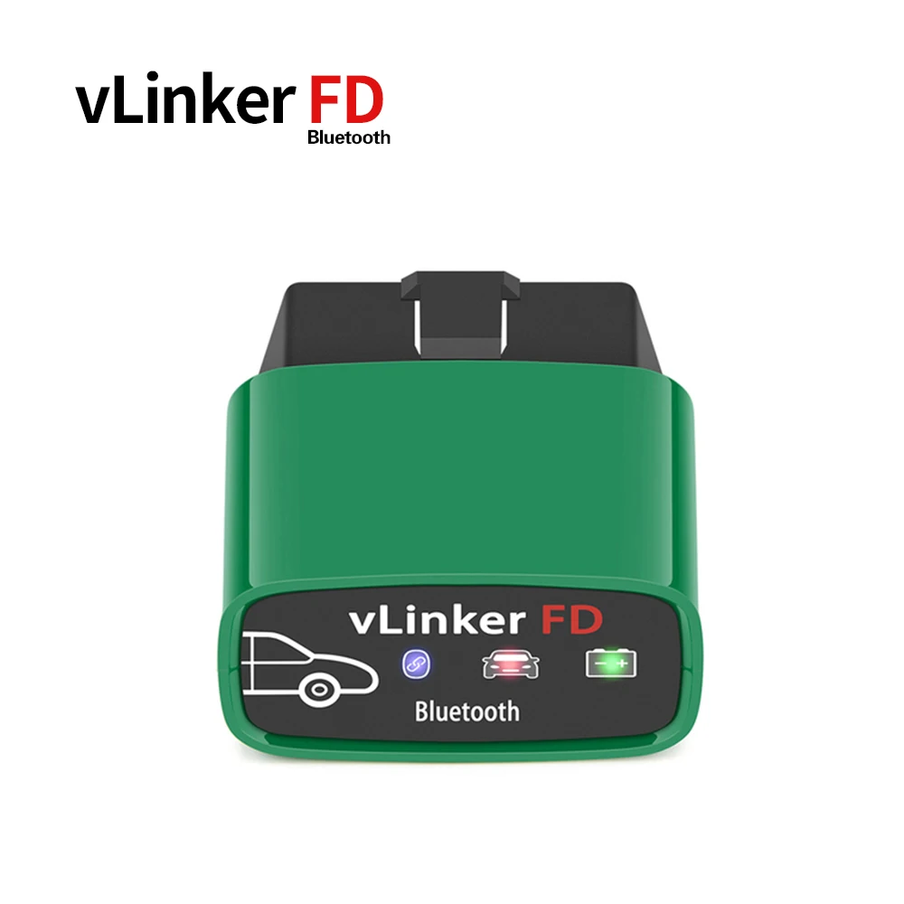 Vgate vLinker FD Bluetooth OBD2 Code Reader for Android & Windows - Support Medium Speed CAN(MS-CAN)