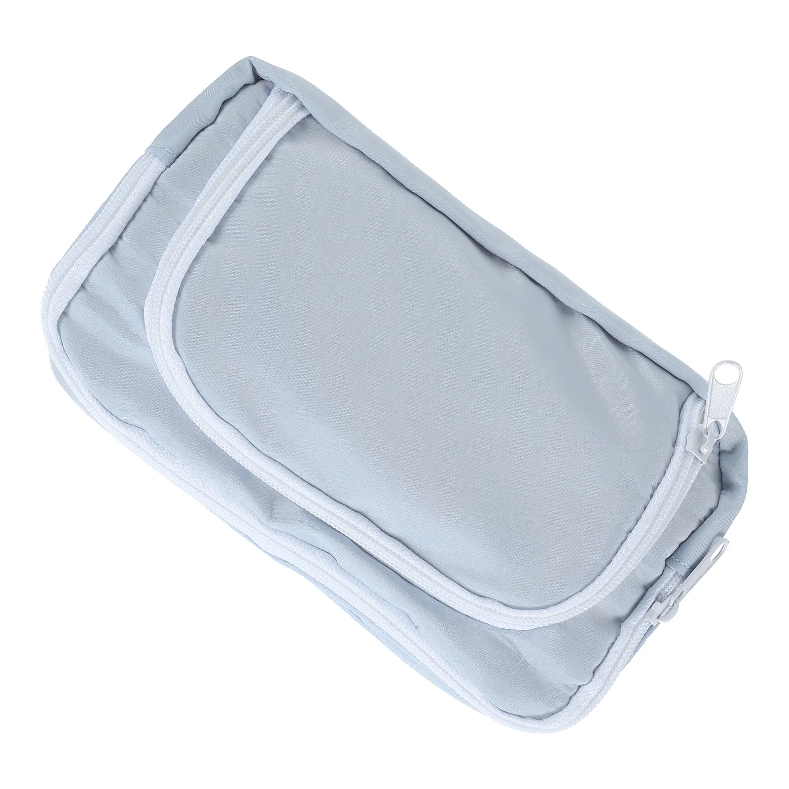 

Creative Pencil Bag Large Capacity Waterproof Cloth Material with Smooth Zipper for Students Office Stationery Storage Organizer