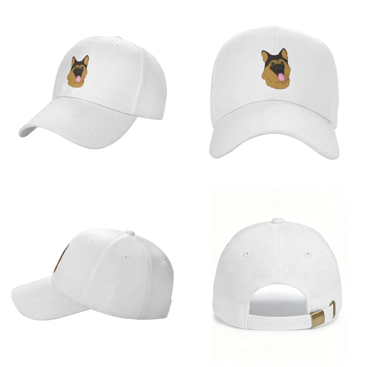 German Shepherd Dog - Black And Tan Cap Fashion Casual Baseball Caps Adjustable Hat Hip Hop Summer Unisex Baseball Hats