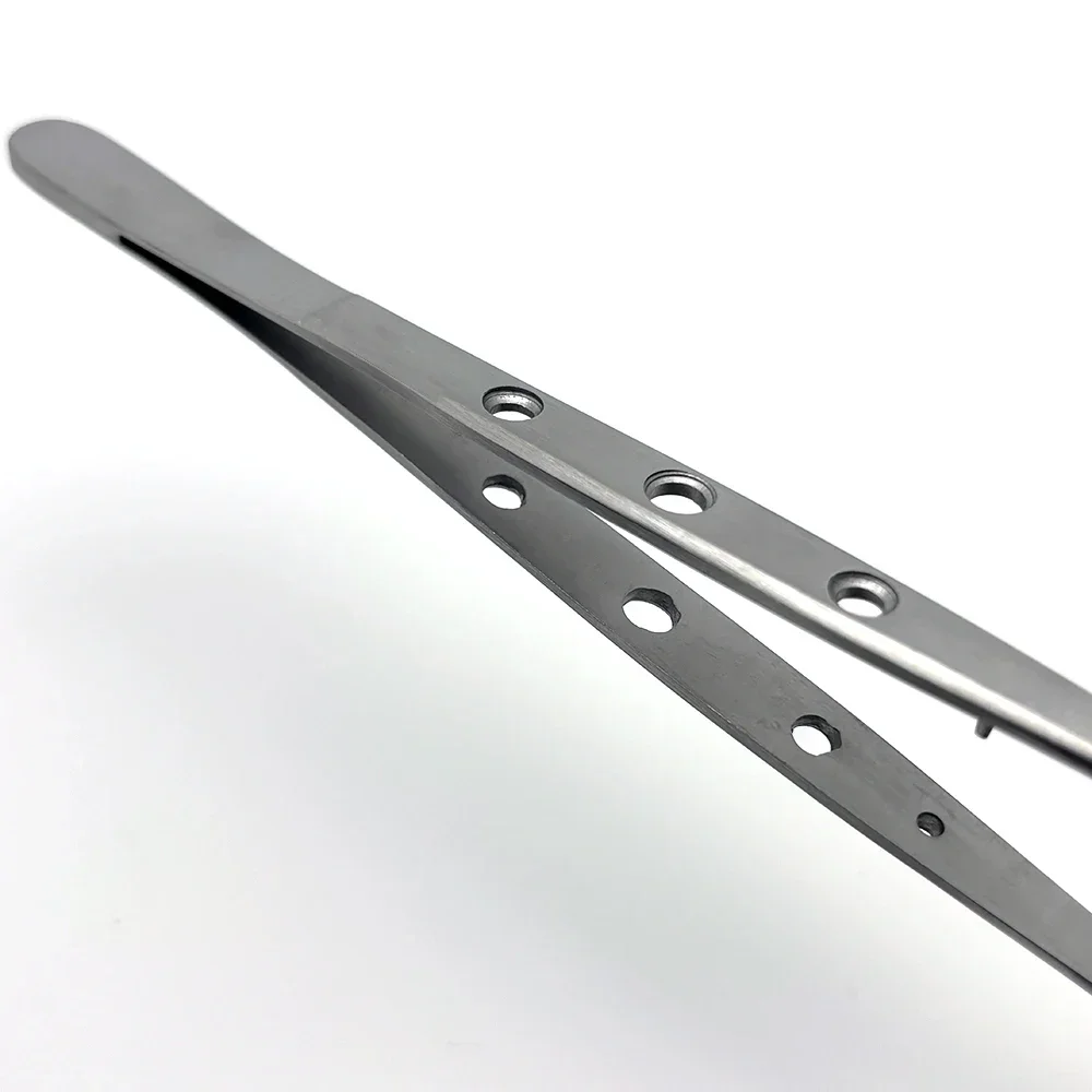 Serrated Adson Tissue Forceps Stainless Steel for Dental Suturing Wound Dressing and Cotton Handling