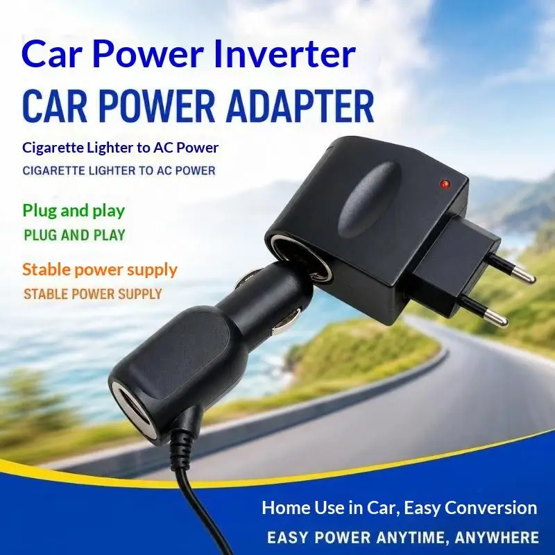 High qualityUniversal 220V AC to 12V DC Car Power Adapter Converter Socket for Travel Car Device Home Power Supply