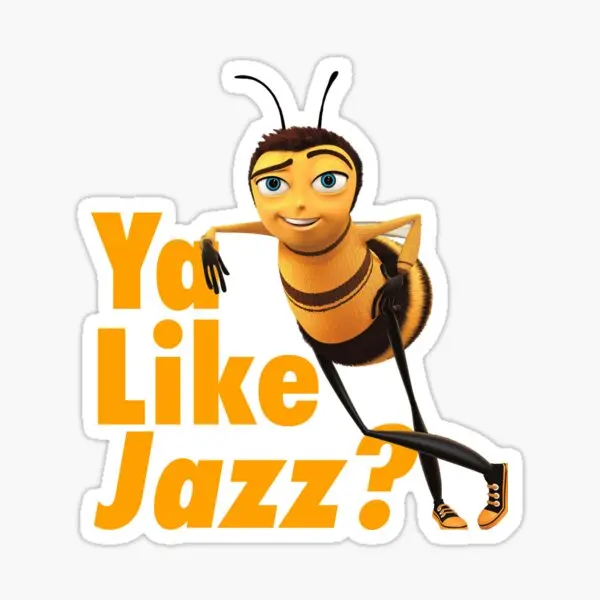 Ya Like Jazz 5 uds pegatinas para pared pegatinas de coche portátil hogar equipaje sala de estar ventana arte impresión dibujos animados decoración fondo