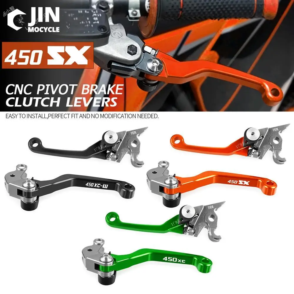 

For 450XCW 2008-2013 500XCW 2012 2013 530 XCRW XCW 2008-2011 Motorcycle Foldable Pivot Dirt Bike Brake Clutch Levers Cable Lever