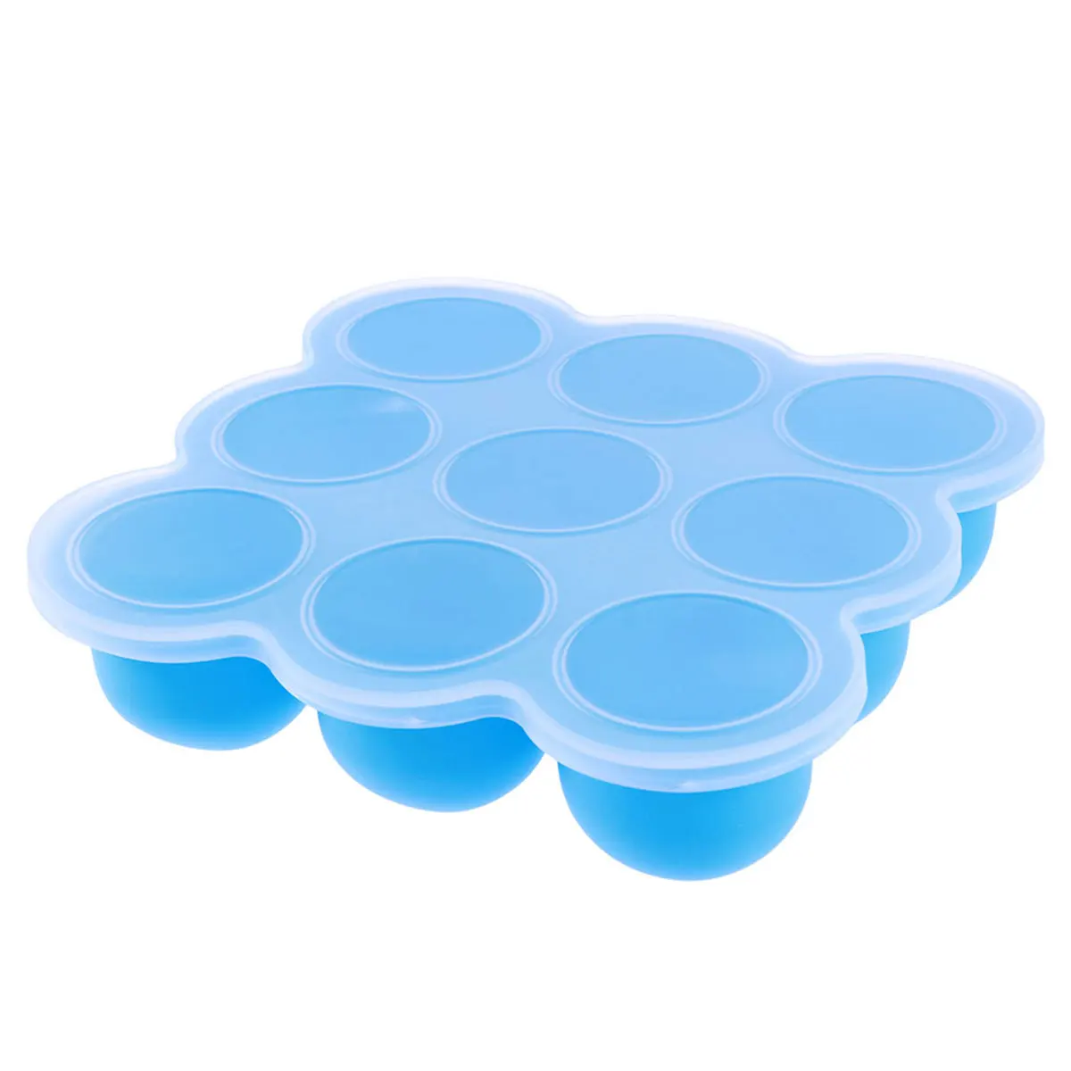 

Baby Food Containers Silicone Freezer Storage Lattice Leakproof Airtight Watertight Clear Lid for Baby Food