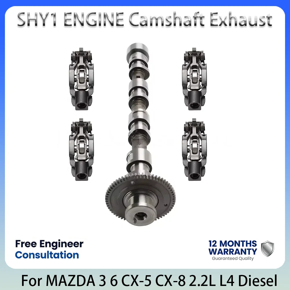 Engine Camshaft Exhaust For MAZDA 3 6 CX-5 CX-8 2.2L 2.2 L T L4 Diesel 12-20 SHY4 SHY6 SH-VPTR SHY1 SH01-12-440A SH01-12-440B