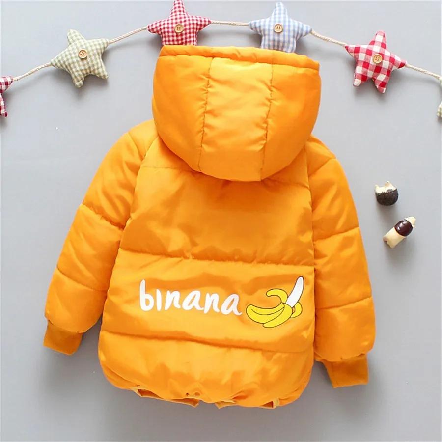 Winter Baby Boy Down Jacket Warm Overalls Toddler Cotton Coat For Girl Thickened Children Clothes Newborn Snowsuit Costume