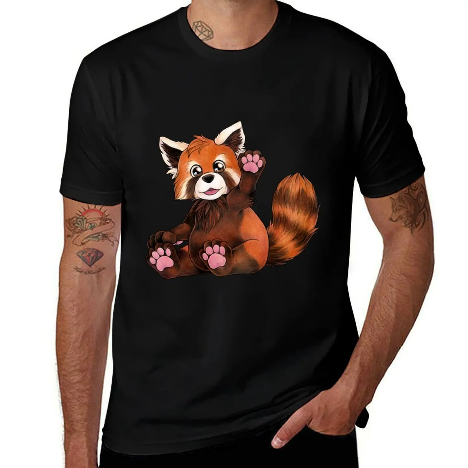 

Cute Red Panda Sweet Gift Idea T-Shirt fashion shirts vintage anime shirt for a boy t shirts for men graphic