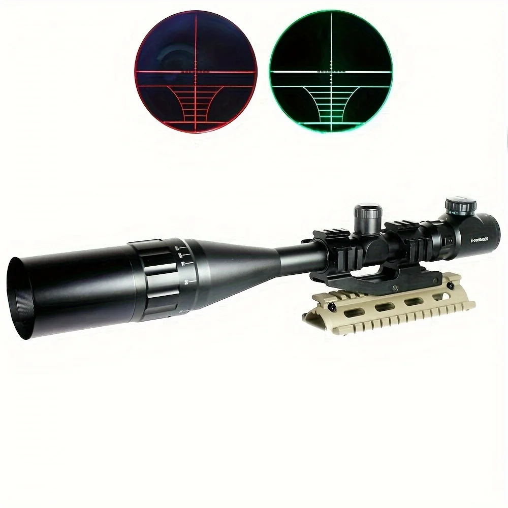

6-24x50 AO EG Illuminated Mil Dot Hunting Rifle Scope W/ PEPR Mount+Sunshade