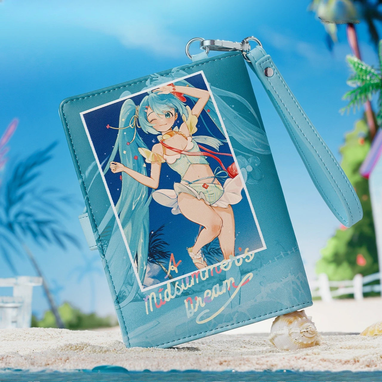 

Anime Wallet Hatsune Miku Cosplay PU Printing Wallet Long Style Zipper Coin Purse Kids Birthday Gifts