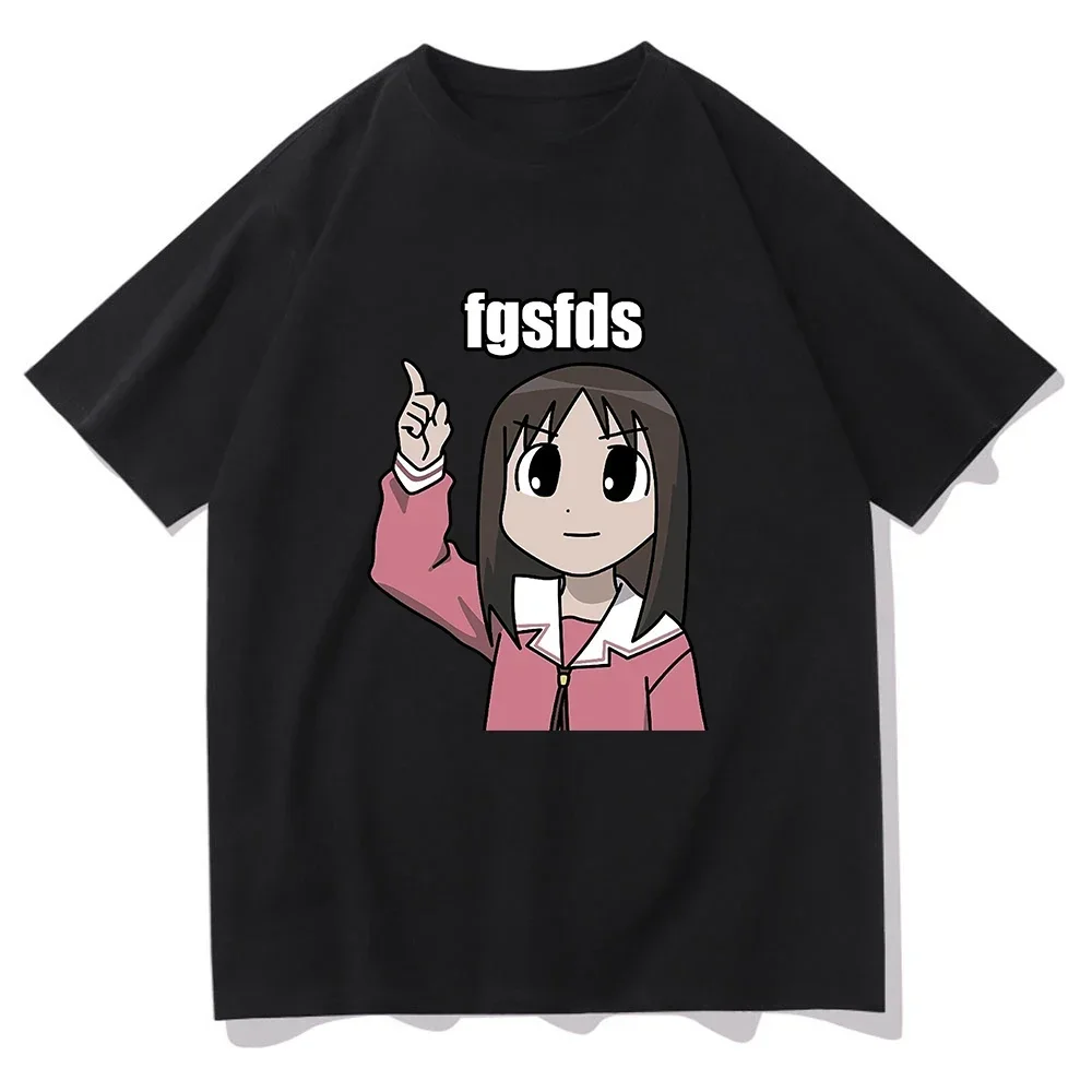 Osaka Autism Fgsfds T-shirt Women's Harajuku Funny Kawaii Ayumu T-shirt Unisex High Quality Anime Azumanga DaiohT Shirt