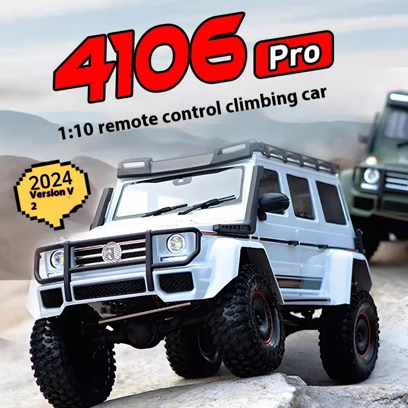 Easy-To-Control rc Yk4106 Pro V2 Simulation Remote Control Vehicle 1/10 Electric Climbing Car D1rc Off-Road Vehicle Model