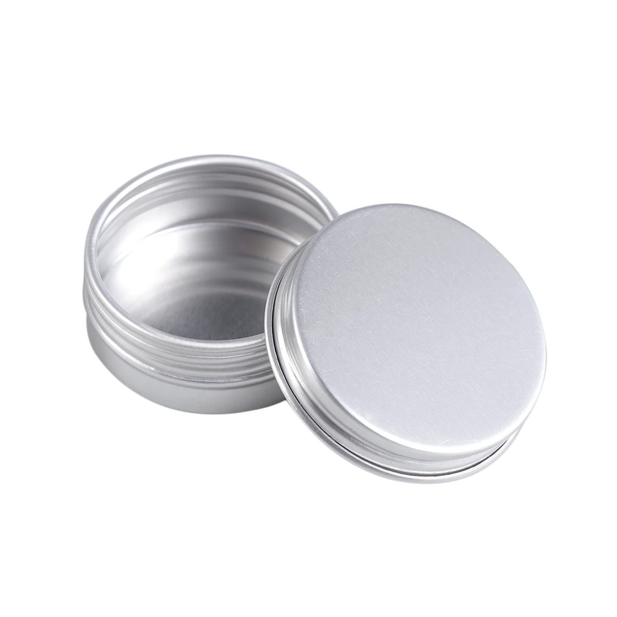 

15ml Round Aluminum Boxes Empty Lids Leak Proof Travel Toiletry Small Cream Containers Sample Bottles Lightweight Portable Sizes